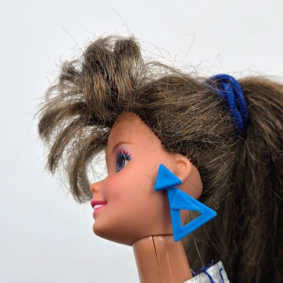 Totally Hair Barbie Doll Brunette 1991 1117 Mattel Read - Picture 11 of 15